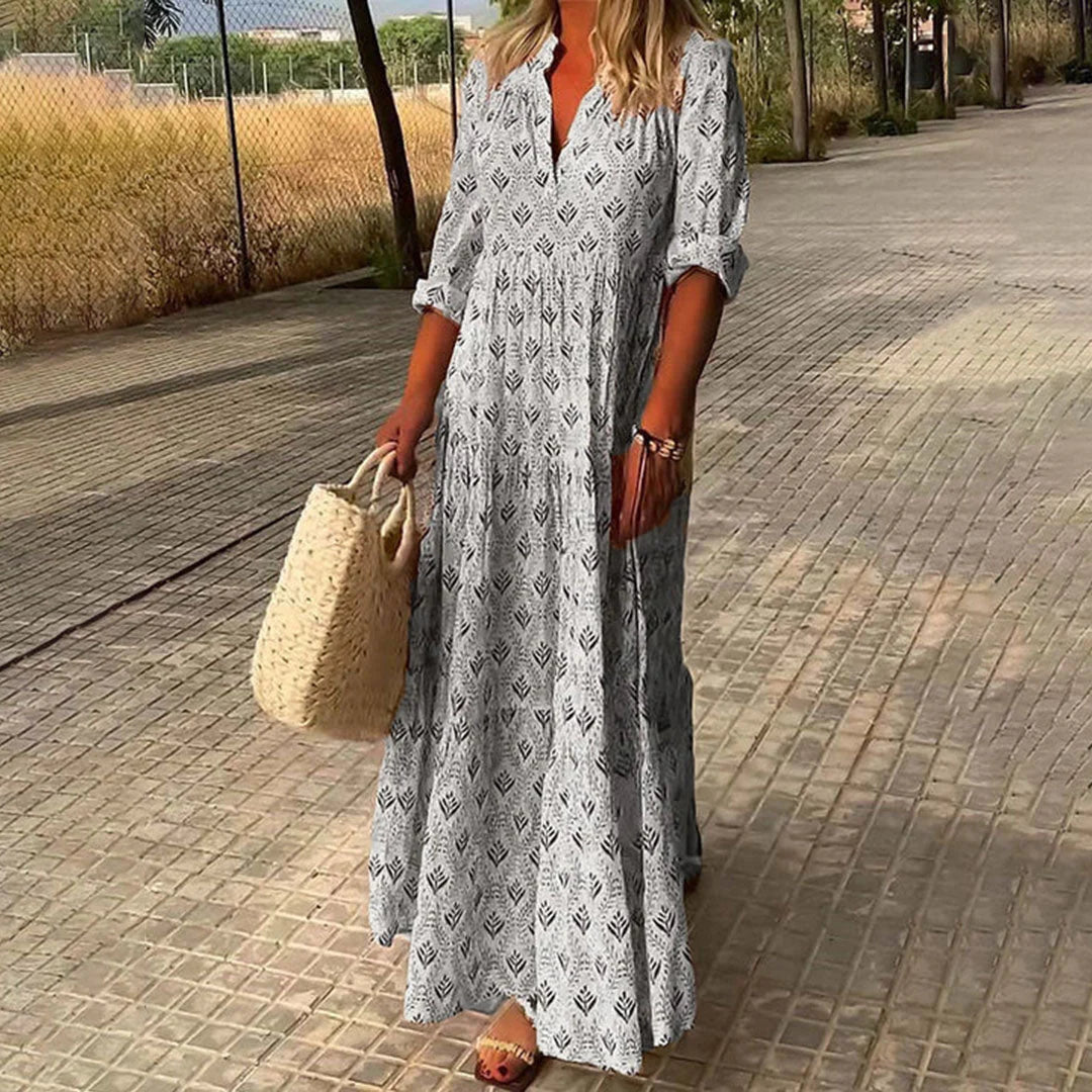 Fiona - Boho Maxi-Jurk
