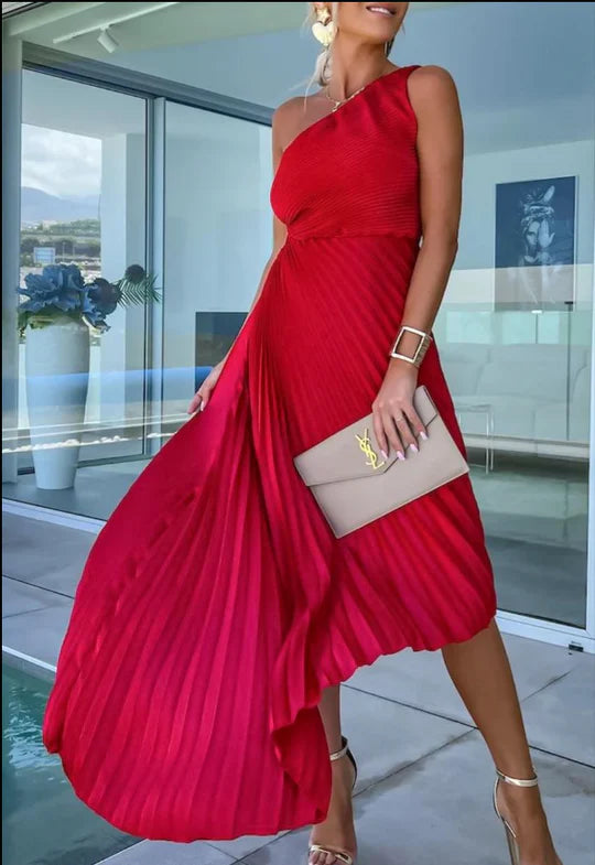 Momo - One-Shoulder Cocktailjurk