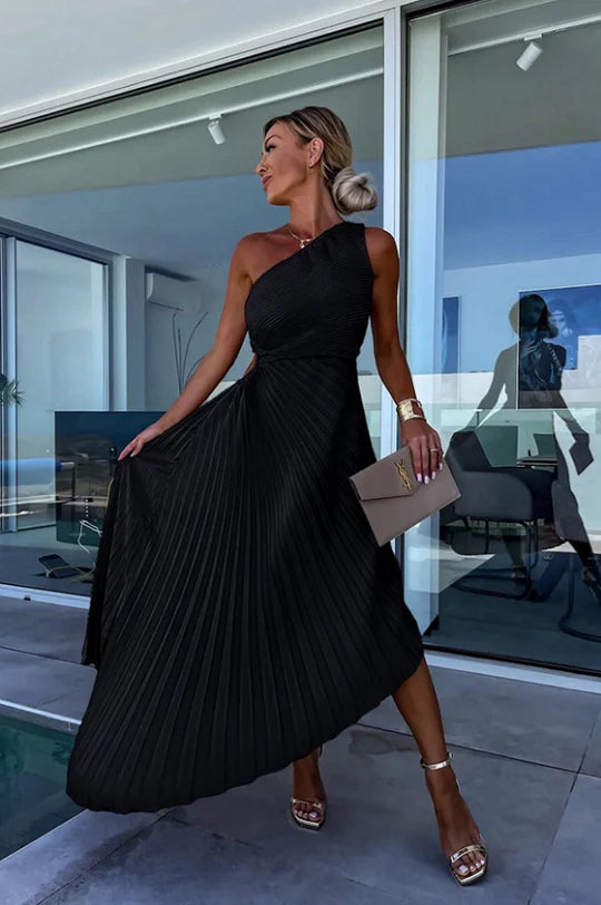 Momo - One-Shoulder Cocktailjurk