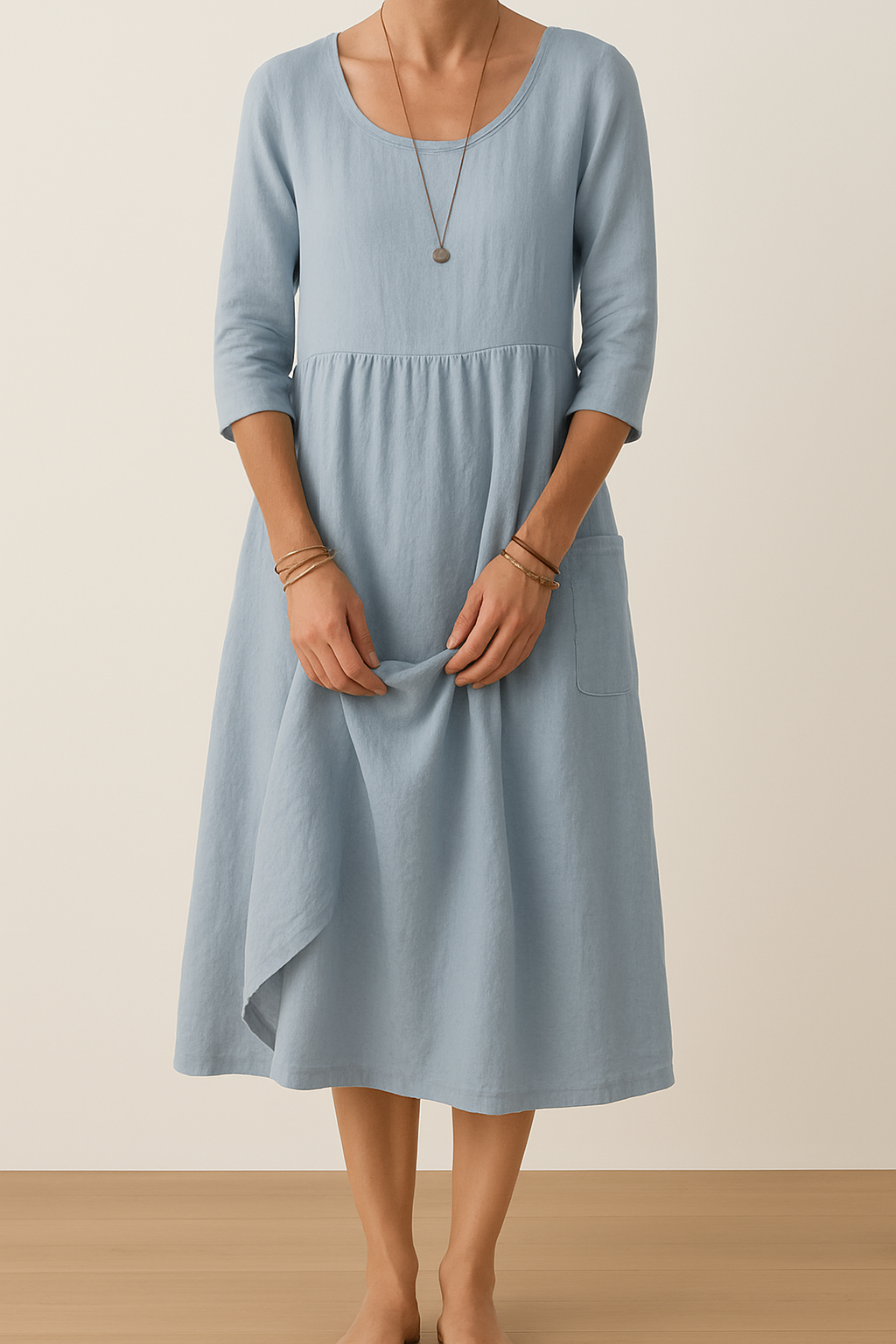 Mona - Vintage Maxi-Jurk