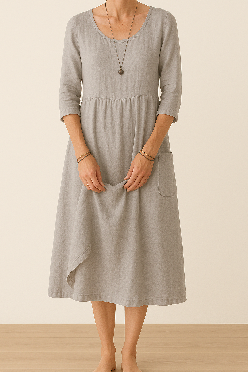 Mona - Vintage Maxi-Jurk