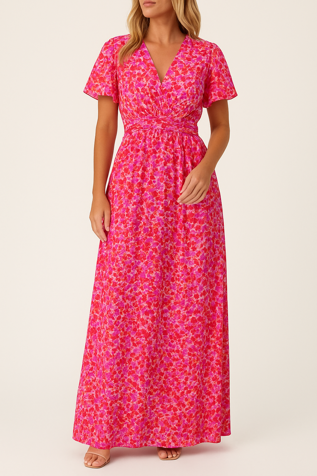 Lara - Maxi-Jurk met Bloemenpatroon