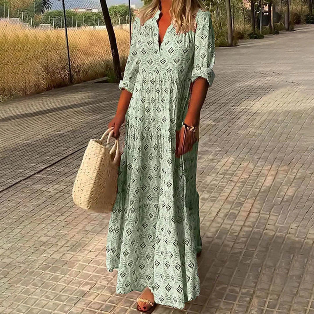 Fiona - Boho Maxi-Jurk