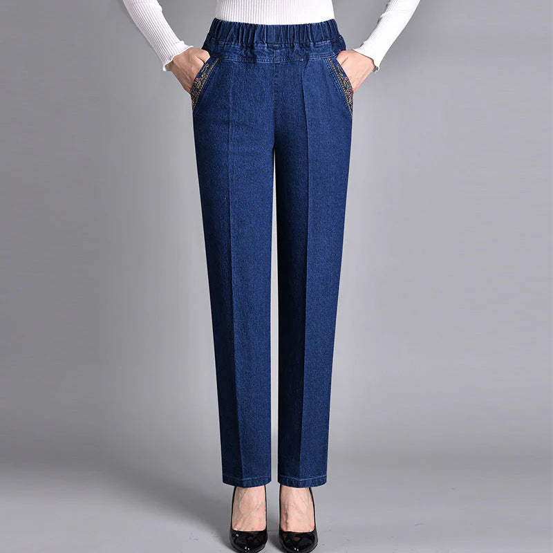 Hinte - Jeans met Elastische Taille