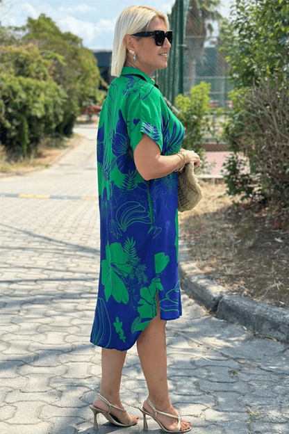 Leona - Bloemenprint Jurk