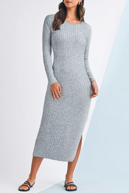 Mackenzie - Gebreide Midi-Jurk