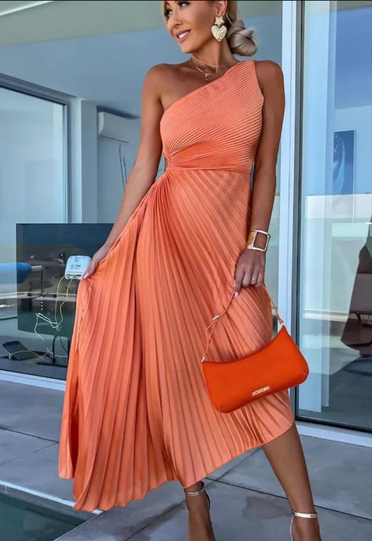 Momo - One-Shoulder Cocktailjurk