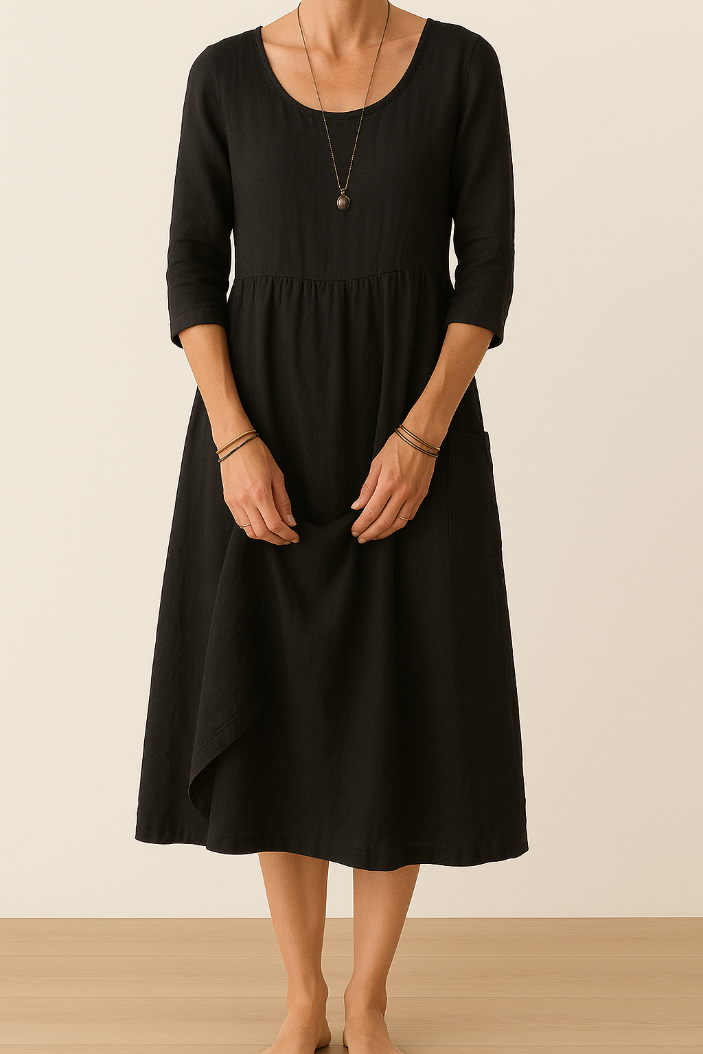 Mona - Vintage Maxi-Jurk