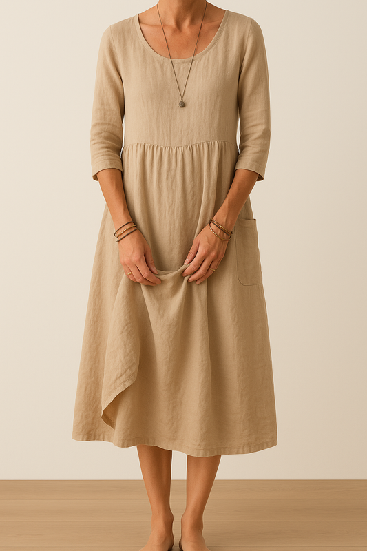Mona - Vintage Maxi-Jurk