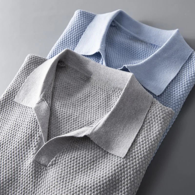 Tom Harley - Knitted polo shirt for men
